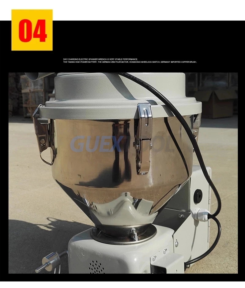 300KG/H 7.5L Hopper Loader Auto Feeder Automatic 220V for Injection Molding MachinePlastic Particle Vacuum Feeding Machine