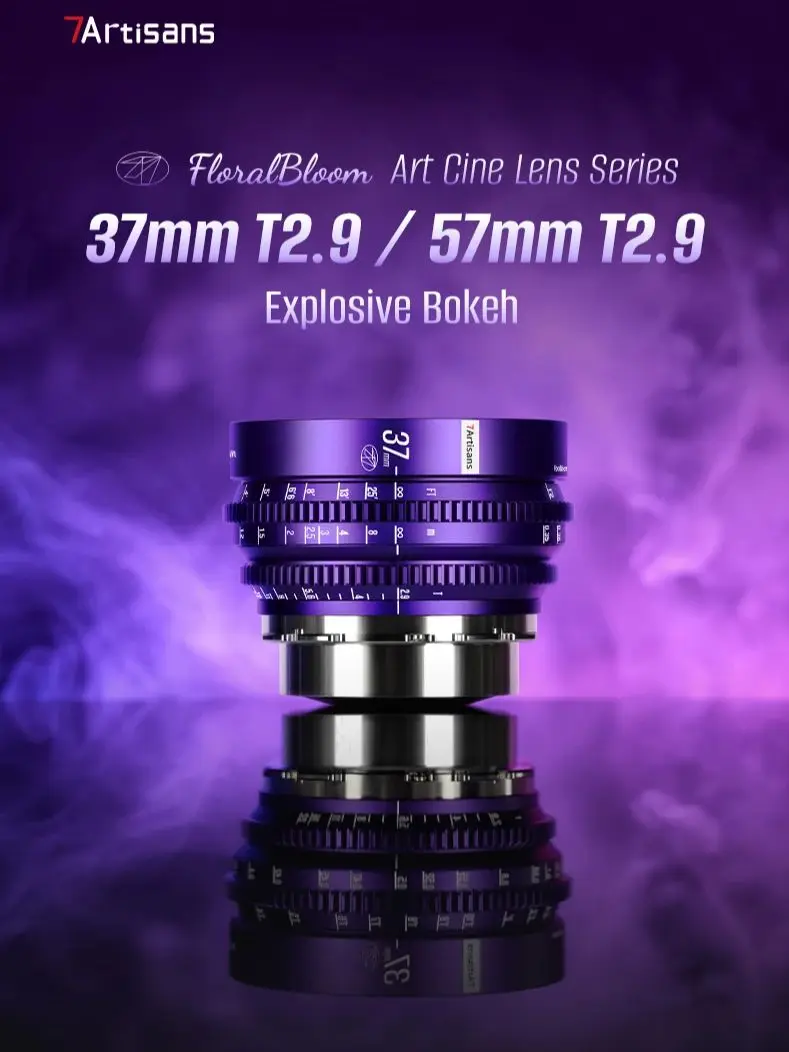 7artisans 37mm 57mm T2.9 Cine-Objektiv mit PL-Anschluss für Canon EOS C700 FF PL Sony CineAltaB Panavision DXL2 Blackmagic PYXIS 12K PL