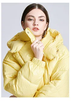 Imagem -06 - Novas Mulheres de Inverno Pato Branco para Baixo Hoodies Jaqueta Puffer Casual Quente Cabolsas Parka à Prova Vento 2023