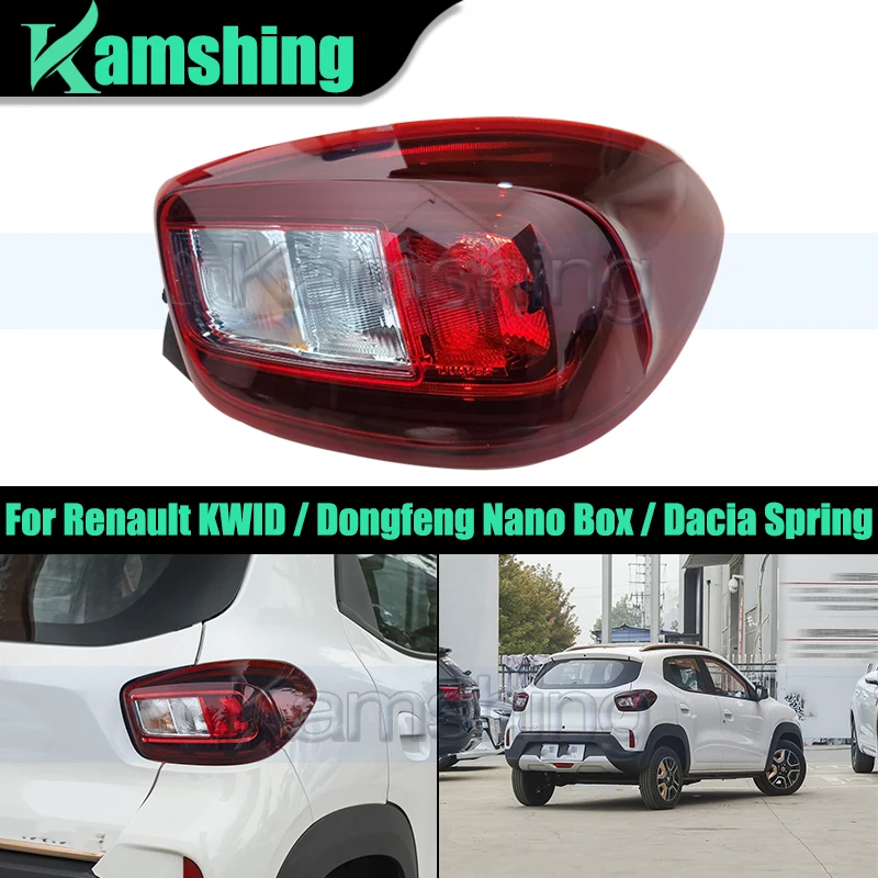 Car Rear Bumper Taillight For Renault KWID / Dongfeng Nano Box / Dacia Spring Tail Light Taillamp Rear Brake Lamp Stop Light