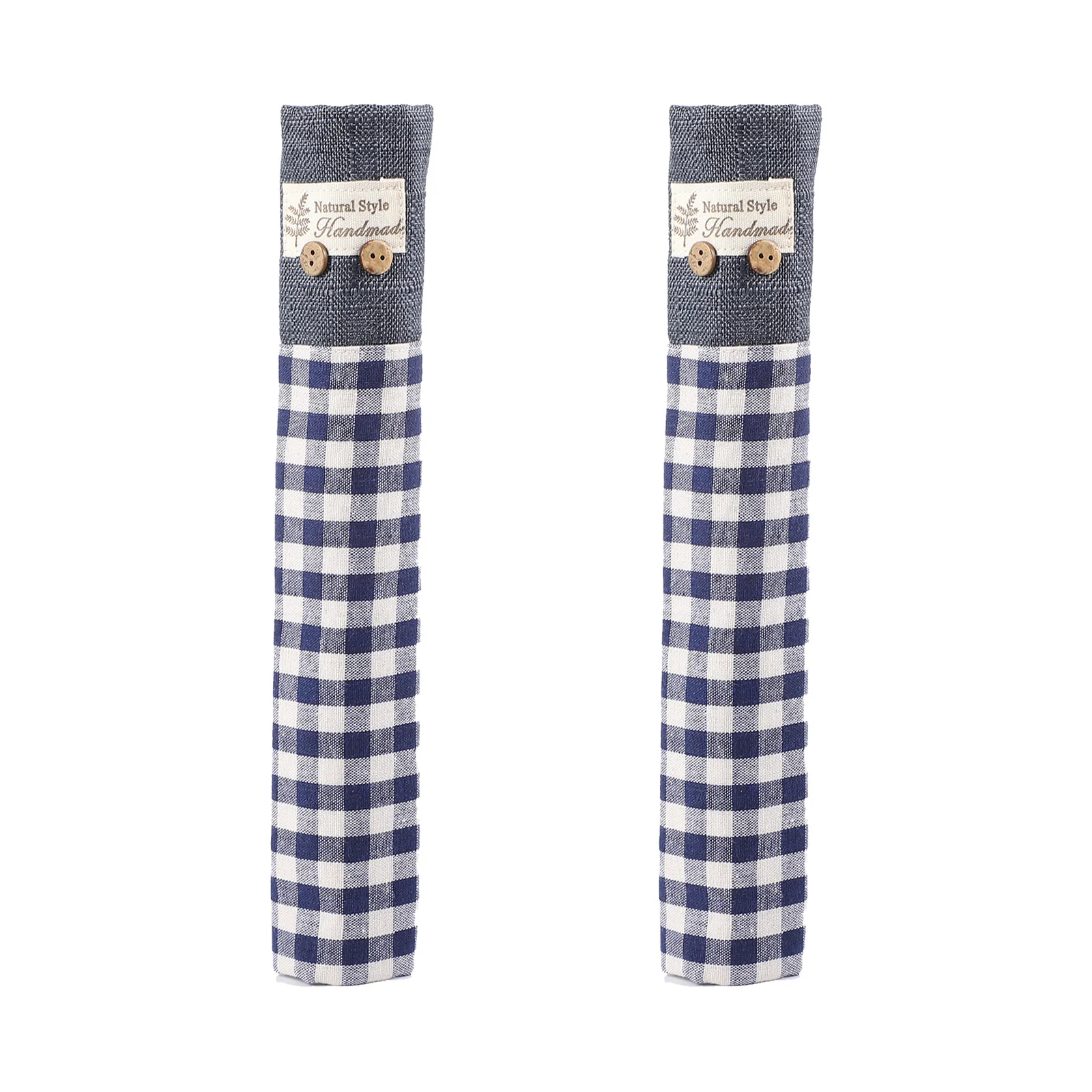 

2Pcs Handle Protector for Refrigerator Door Anti Cold Handle Covers Sturdy Design DIY Embroidery Kitchen Appliance Decoration