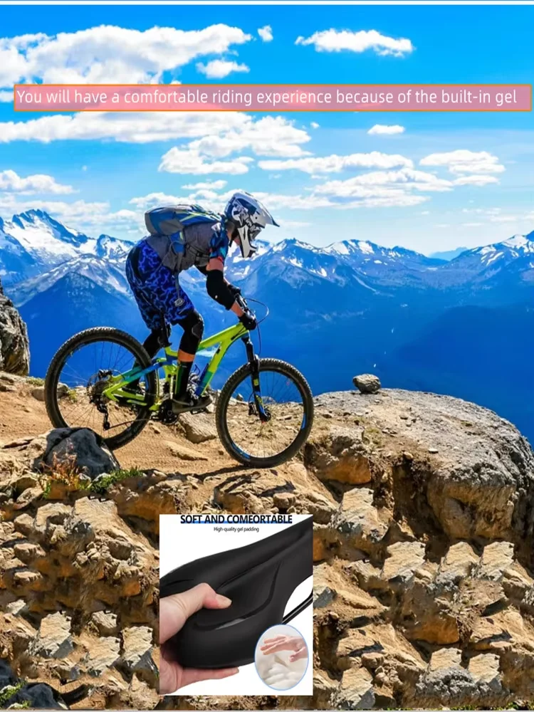 AliExpress NONE Bicycle Saddle Comfortable Soft Breathable Cycling Bicycle Seat Cushion Pad with Ergonomics Design