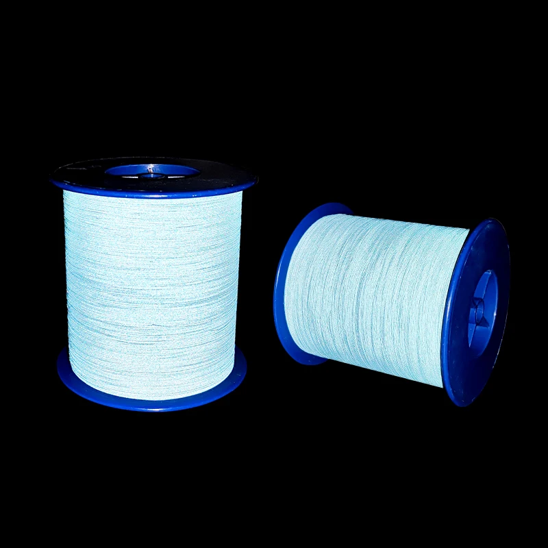 VOOFENG Reflective Thread High Double Side Reflective Silk Ribbon For Weaving Webbing Hat Bag Clothing Garment Decor Sewing