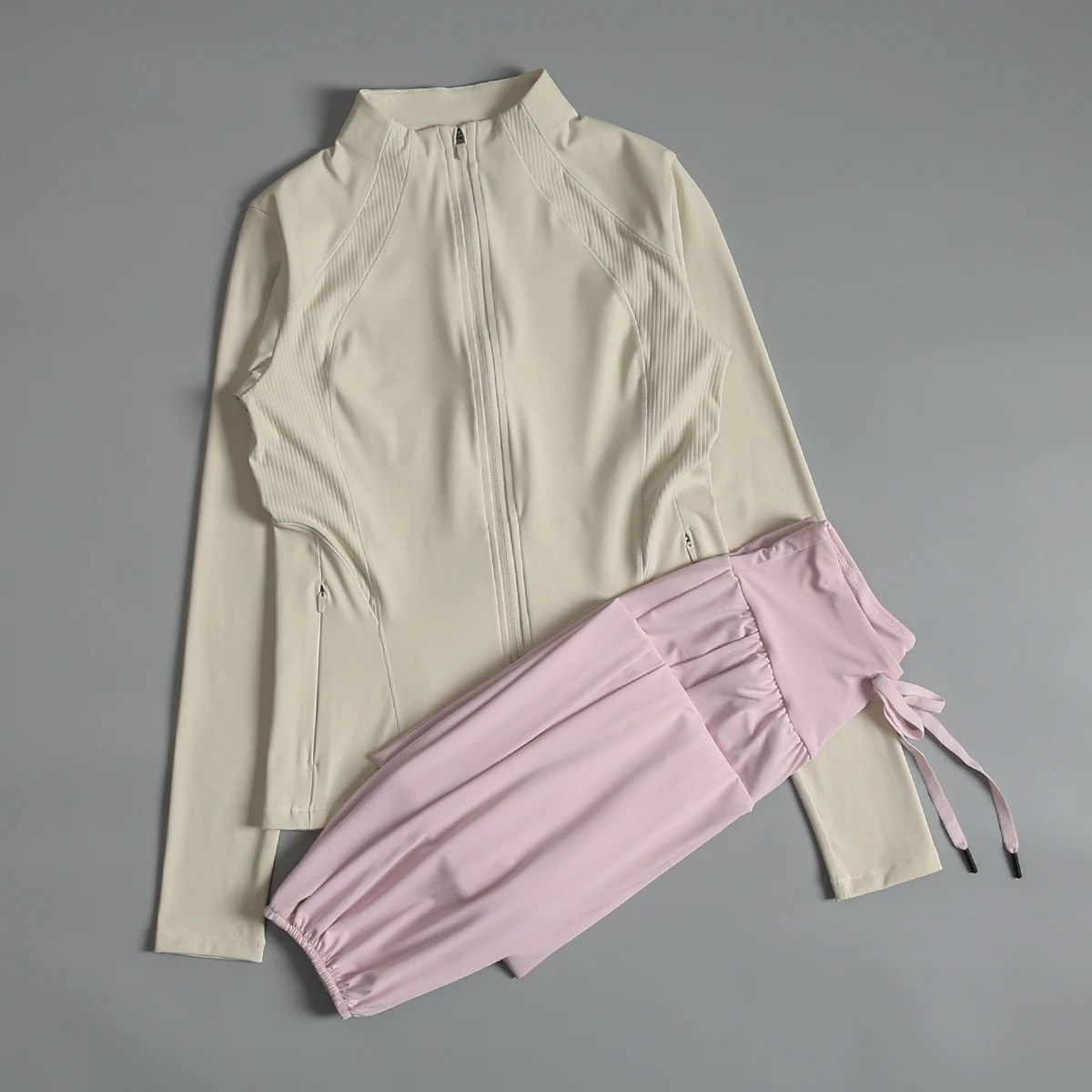 

Professional running suit for women's morning jogging suit 2025 autumn and winter long sleeves beautiful slim fit and slim gym