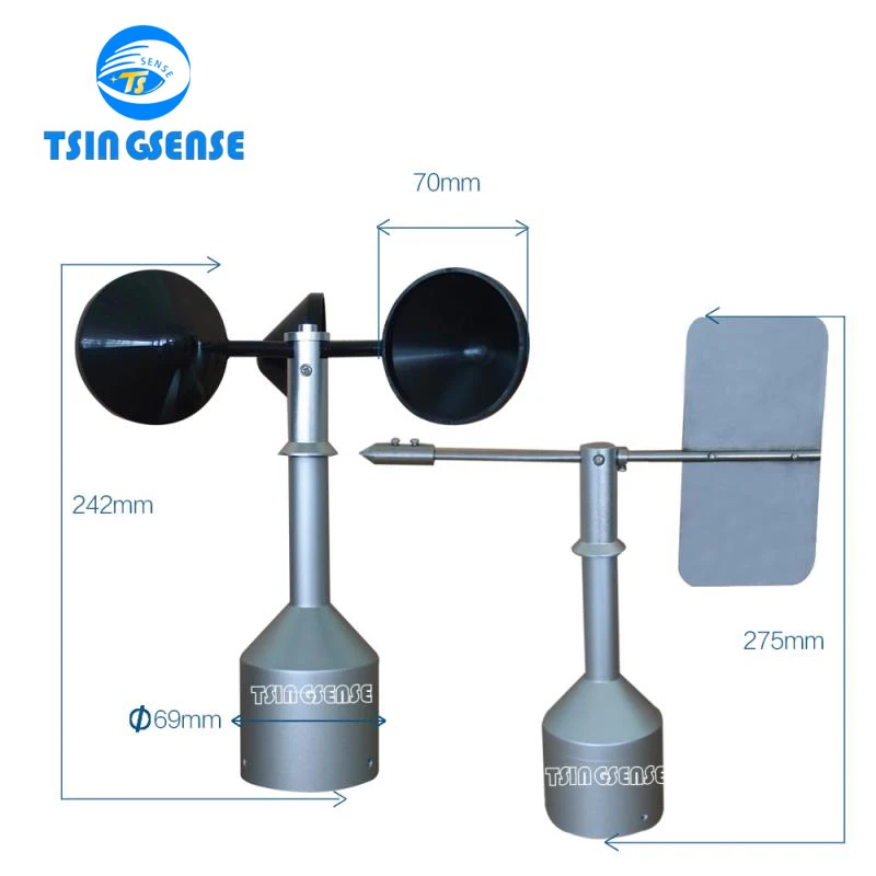 WD12/10 RS485 Output Wind Speed Sensor and Wind Direction Sensor for Weather Sensor Integration