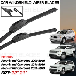 Car Wiper Blades For Jeep Grand Cherokee WK WK2 WL WL75 2005-2023 2022 2021 2019 2017 2015 2014 2012 2010 2009 2007 Accessories