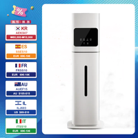 Electric Humidifier 8L Floor-type Air Purifier Mist Maker Intelligent Remote Control Touch Screen Adjustable Aromatherapy Fog UV