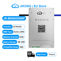 JIKONG Smart BMS JK-BD6A24S6P 8S~24S Active Balance Current 0.6A Surpport Discharge 60A for Lifepo4 Li-Ion Lto Battery JK BMS