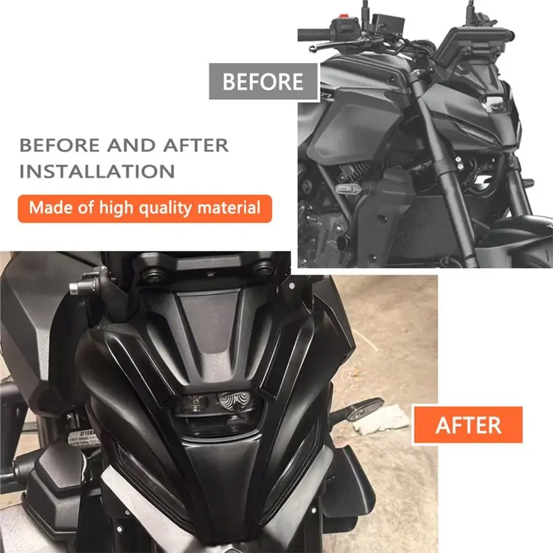 A03Z-Headlight Cover Fairing Protection Head Light Guard For MT07