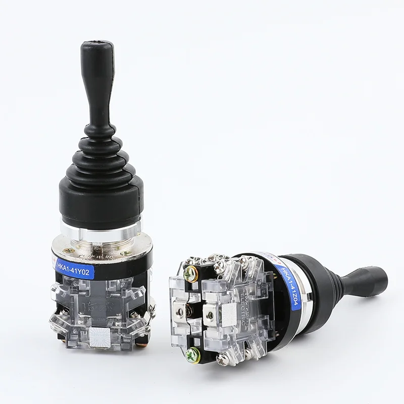 عصا التحكم التبديل Monolever الروك الصليب مفتاح رئيسي 2-way 4-way الذاتي إعادة تعيين الذاتي قفل 2NO 4NO ثقب حجم 22 مللي متر 30 مللي متر HKL HKC #4