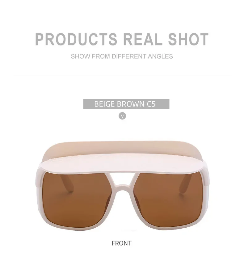 Hochklappbare polarisierte Sonnenbrille, multifunktionale Sonnenschutz-Sonnenbrille, Outdoor-Camping-/Angelbrille für Damen und Herren – Detail 13