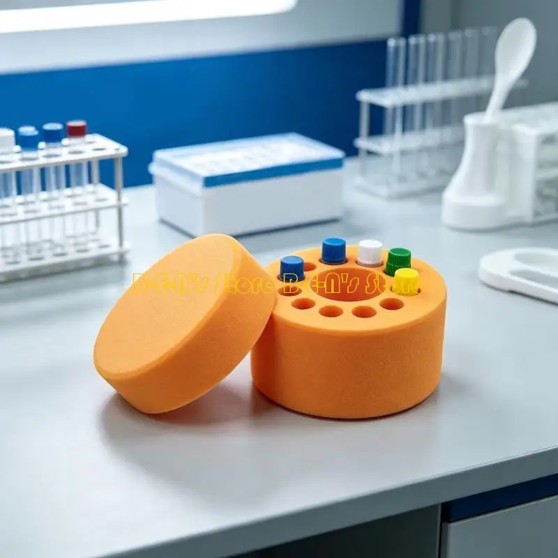 Y1AD Cryogenic Tube Container with Removable Lid for Repeated Laboratory Use