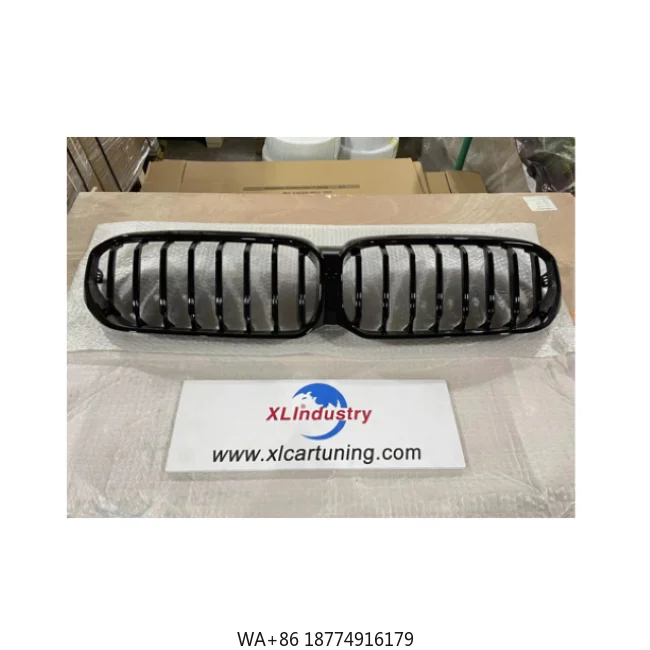 

Car Front bumper ABS Plastic Glossy black Single Slats Grille Grill for G30 LCI G38