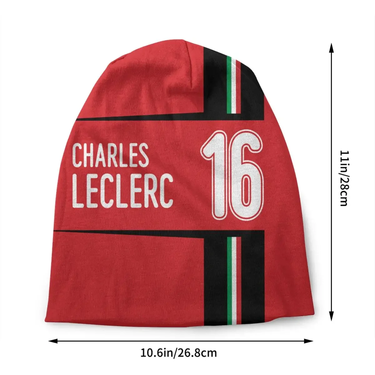 Custom Leclercs Monaco Formula Driver Charles Skullies Beanies Caps Streetwear Winter Warm Men Women Knitting Hats Bonnet Hats