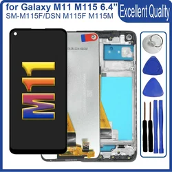 6.4''New LCD for Samsung Galaxy M11 M115F LCD Display Touch Screen Digitizer Replacement for Samsung M11 M115F M115M LCD Display