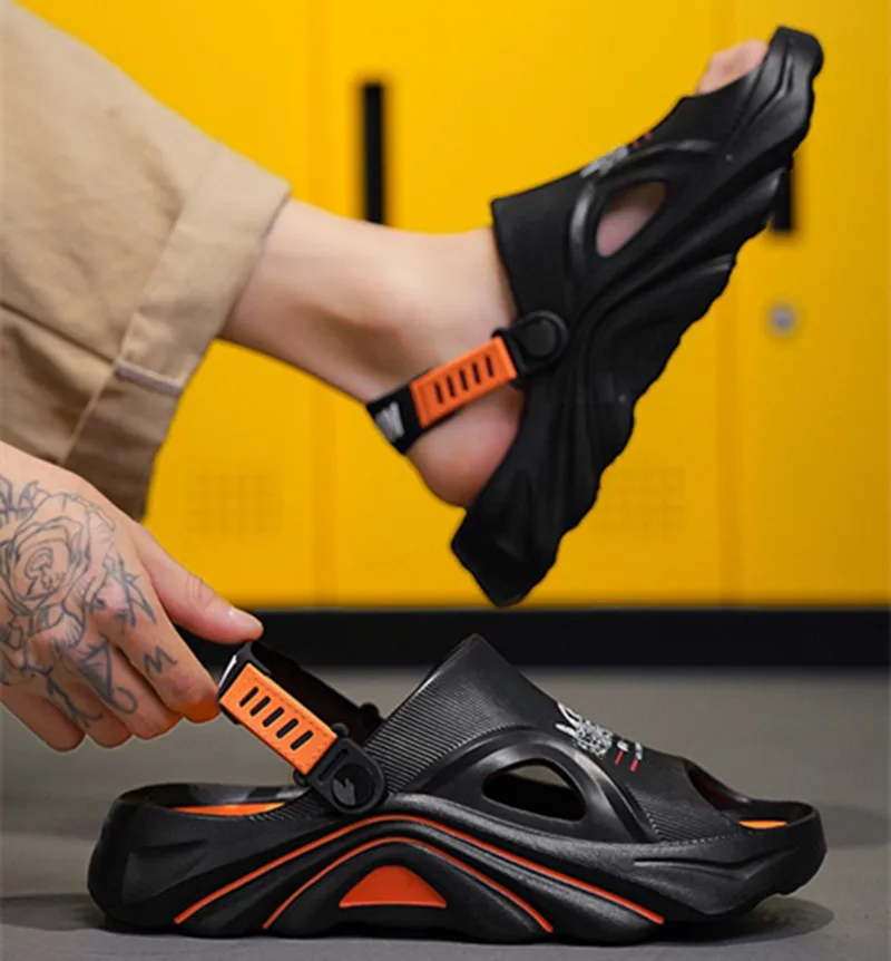 Mode Männer Massage Hausschuhe Indoor Outdoor Sandalen Strand Freizeit schuhe bequeme weiche Sohle Rutschen Herren Sandalen