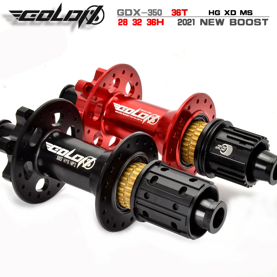 GOLDIX bicycle hub 350 240 180 BOOST no LOGO version mountain bike DIY center HG/XD/MS 141X10 148X12 ratchet structure