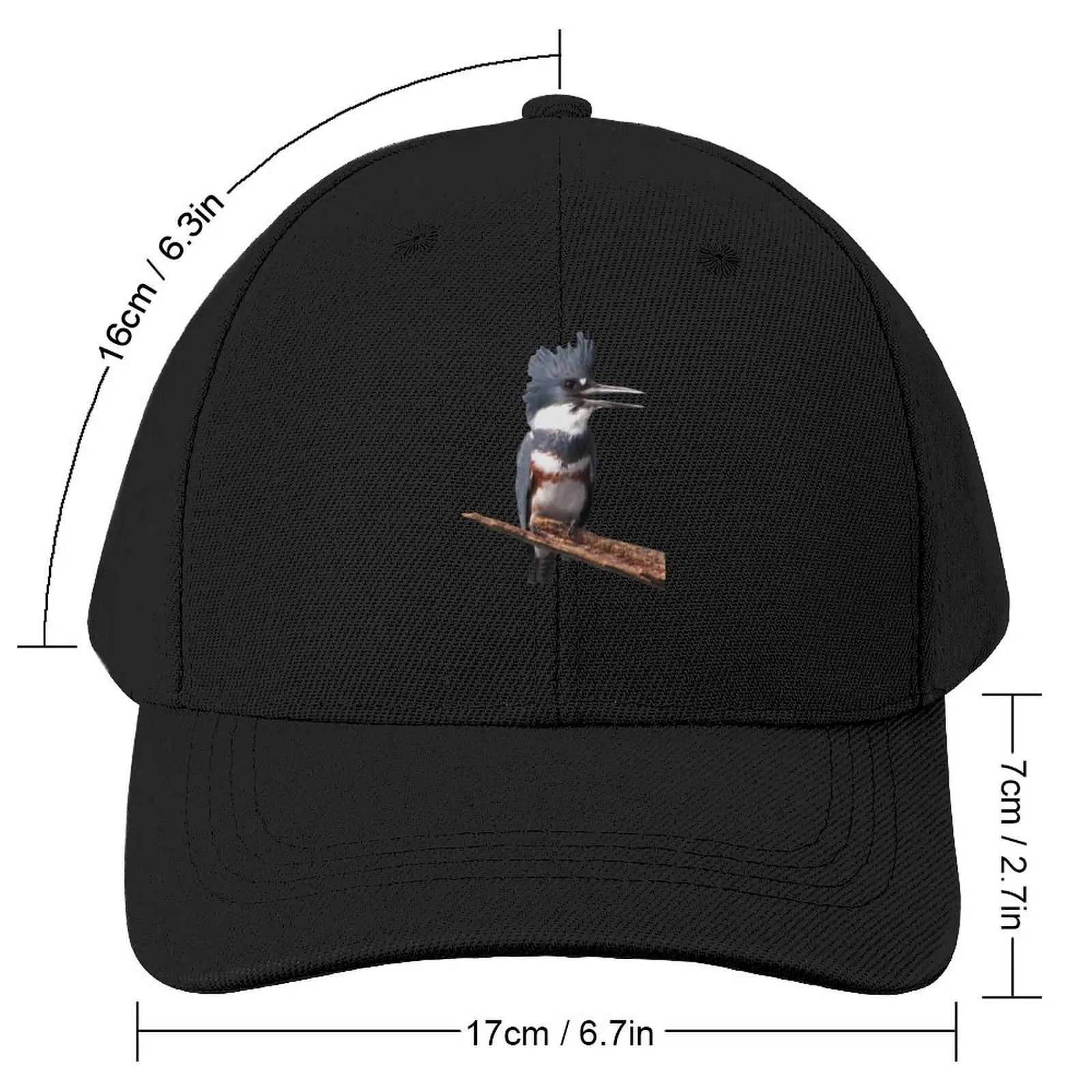 Belted Kingfisher Baseball Cap Gentleman Hat Unique hats Man Women's