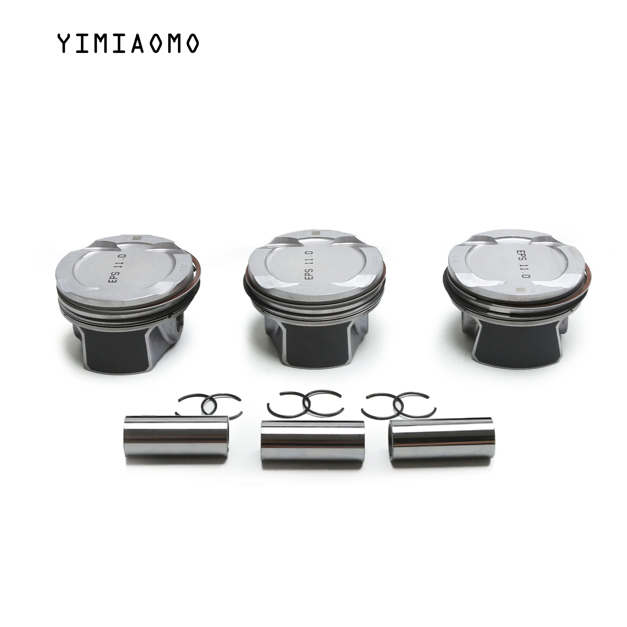 Engine Piston Assembly 11258638450 0.50mm Larger Fits BMW B38 1.2T 1.5T 3 Cylinder BMW 1 2 3 4 i8 X1 X2 MINI