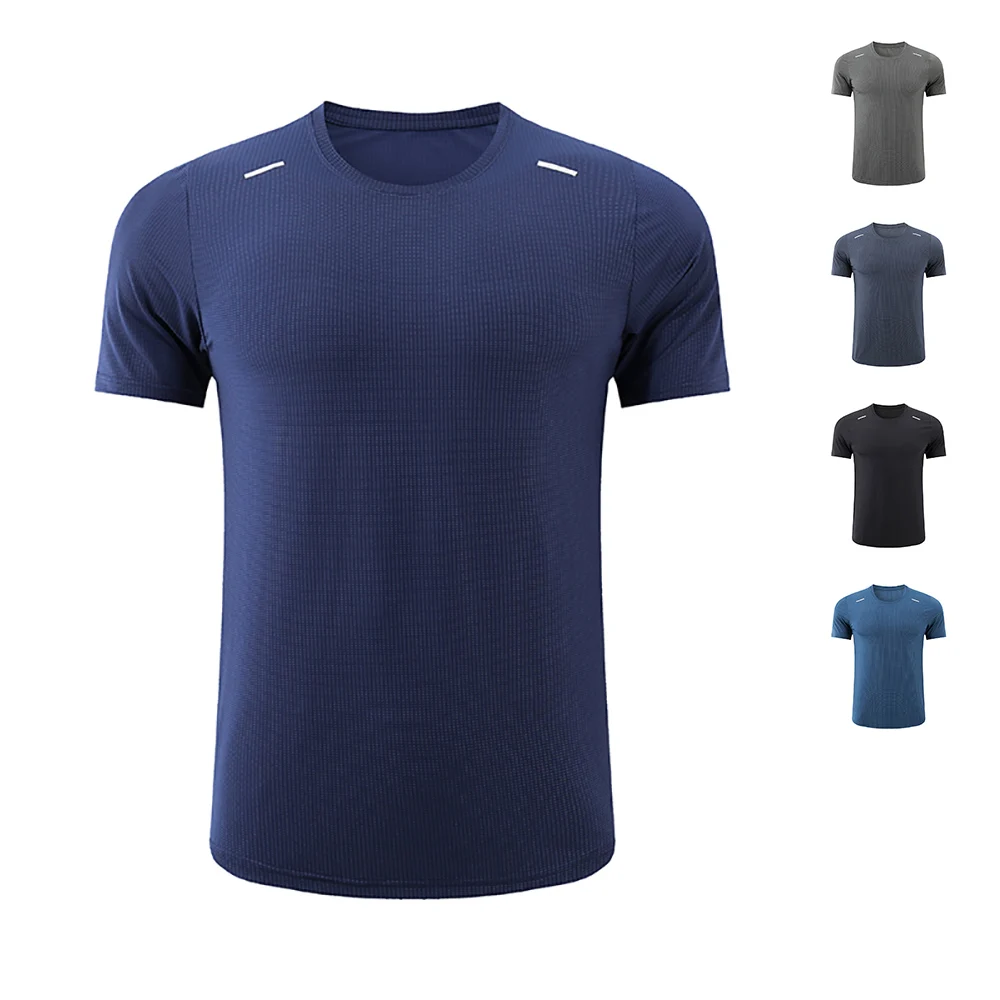 

Мужская футболка для бега, компрессионная мужская быстросохнущая тренировочная спортивная рубашка для фитнеса