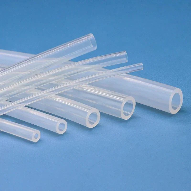 1/5/10M tuyau en caoutchouc de Silicone Transparent de qualité alimentaire ID 0.5 1 2 3 4 5 6 7 8 9 10 12mm o. D Flexible Tube en Silicone non