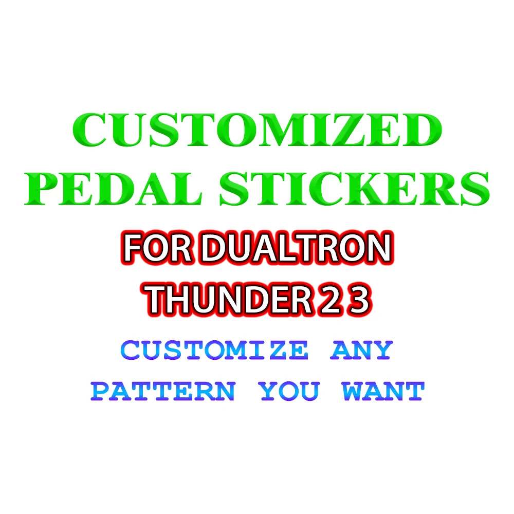 

Customized Pedal Stickers Anti slip Protective Decal Sandpaper Accessories For Dualtron Thunder2 3 Electric Scooter customizable