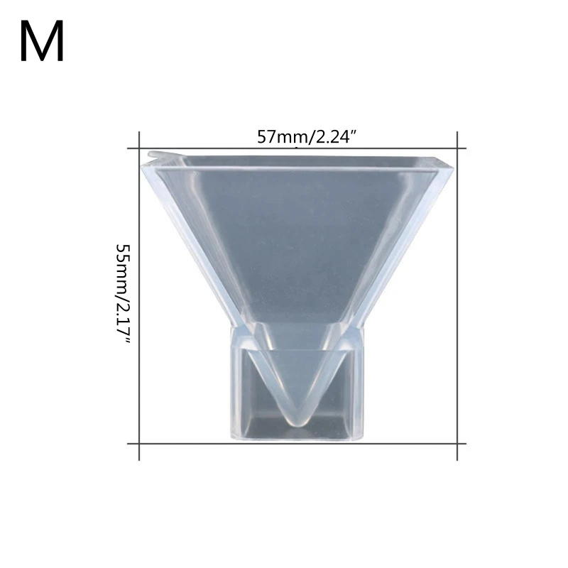 Pyramid Silicone Mold Dried Flower Ornament Resin Diy Crafts Home Decorations Drop Shipping