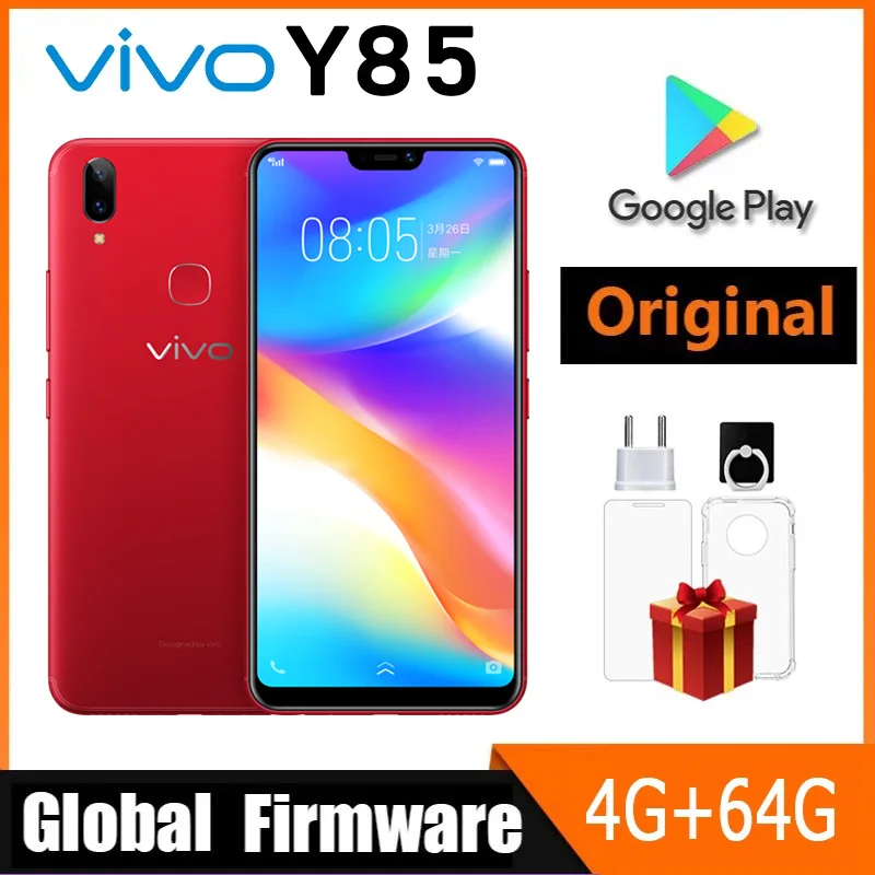 VIVO Y85 Smartphone Global firmware Android 4G Unlocked  6.26  inch Camera 13MP All Colors in Good Condition Used Phone