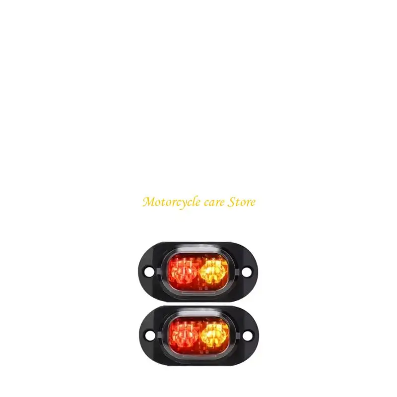 U75F Waterproof Anti Collision LED Strips Side Lamp For Truck Trailer High Brightness 12-24V Voltages Enhanced Safety Warning
