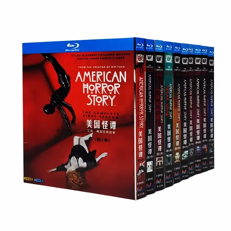 Blu-ray Ultra HD American Drama American Horror Story Season 1-12 BD Disc 20 Disc Box Set