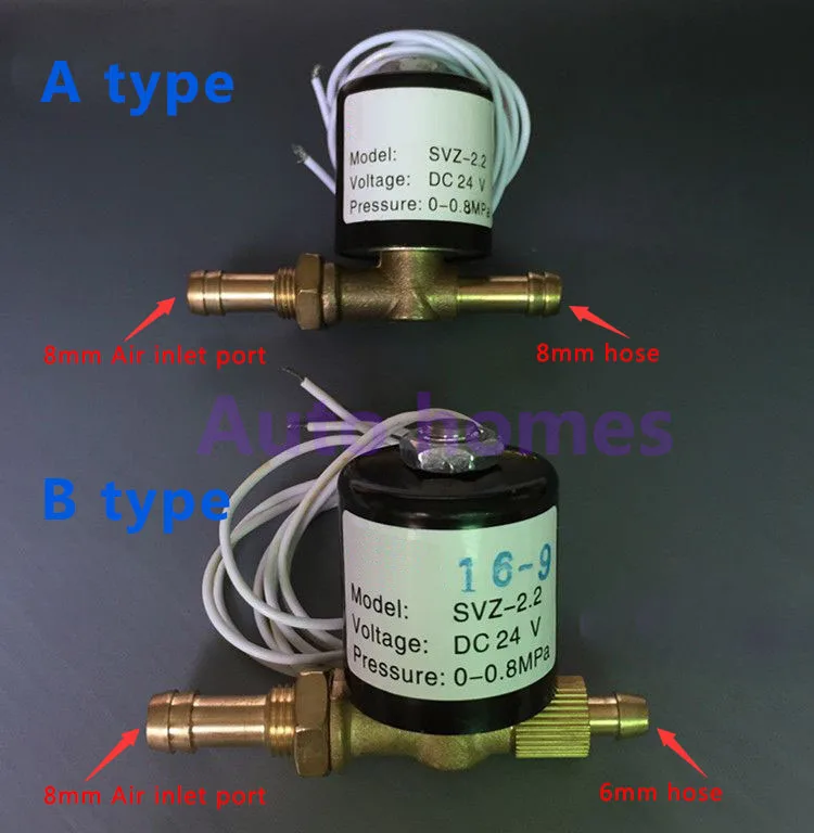 

VZCT argon arc welding machine wire feeding machine SVZ-1.5/2.2/2.5/3.5/5 two position two way solenoid valve AC220V/36V DC24V