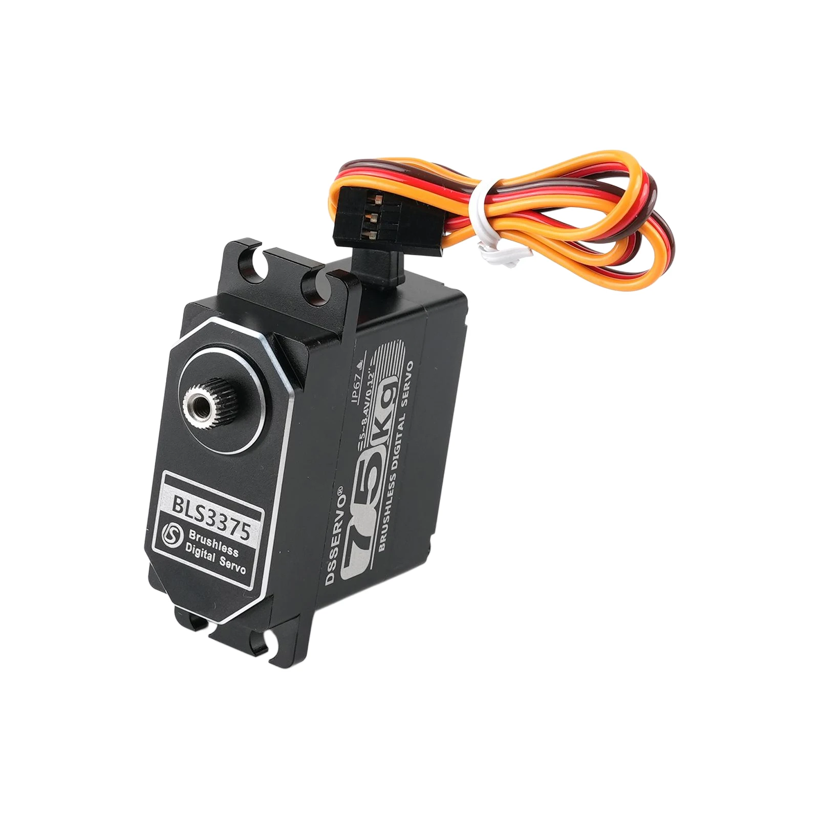 DSservo 75 キロ全金属デジタルサーボ Ds3375 180/270/360 度ブラシレスモーター Ip67 防水サーボ Rc ロボットカークローラー用
