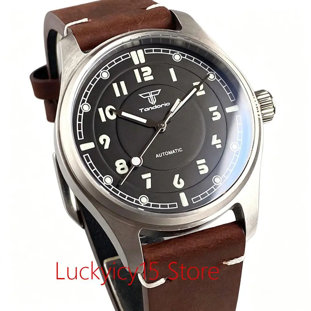 

Pilot Watch Miyota 8215/Asia 2824 Automatic Mechanical Watch Black/blue/purple/salmon face 200m waterproof Sapphire Glass 39MM