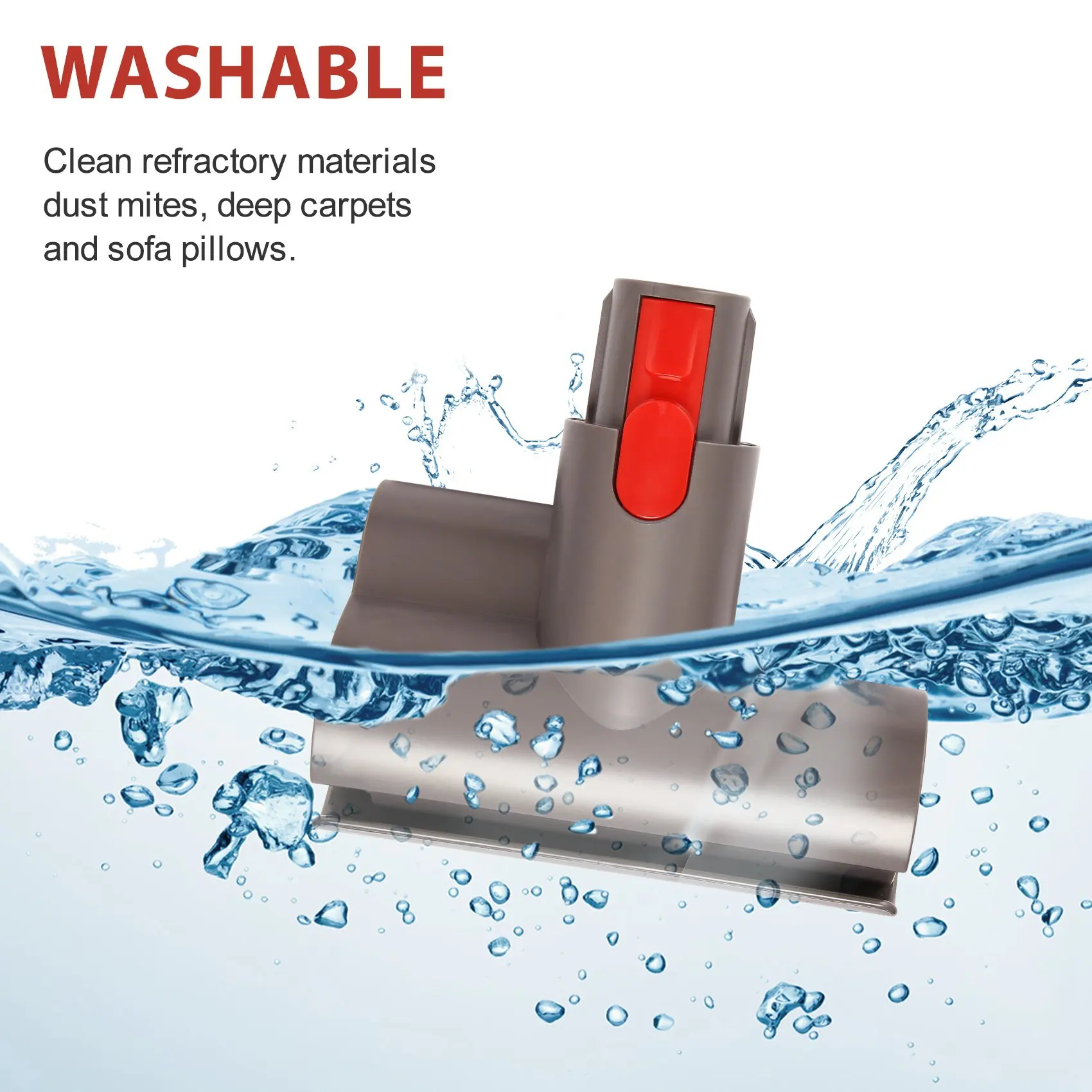 หัวเครื่องกำจัดสิวเสี้ยน Dyson ไรฝุ่นสำหรับ V10 V8 V7 V11ลูกกลิ้งแปรงหัวดูดคุณภาพสูง