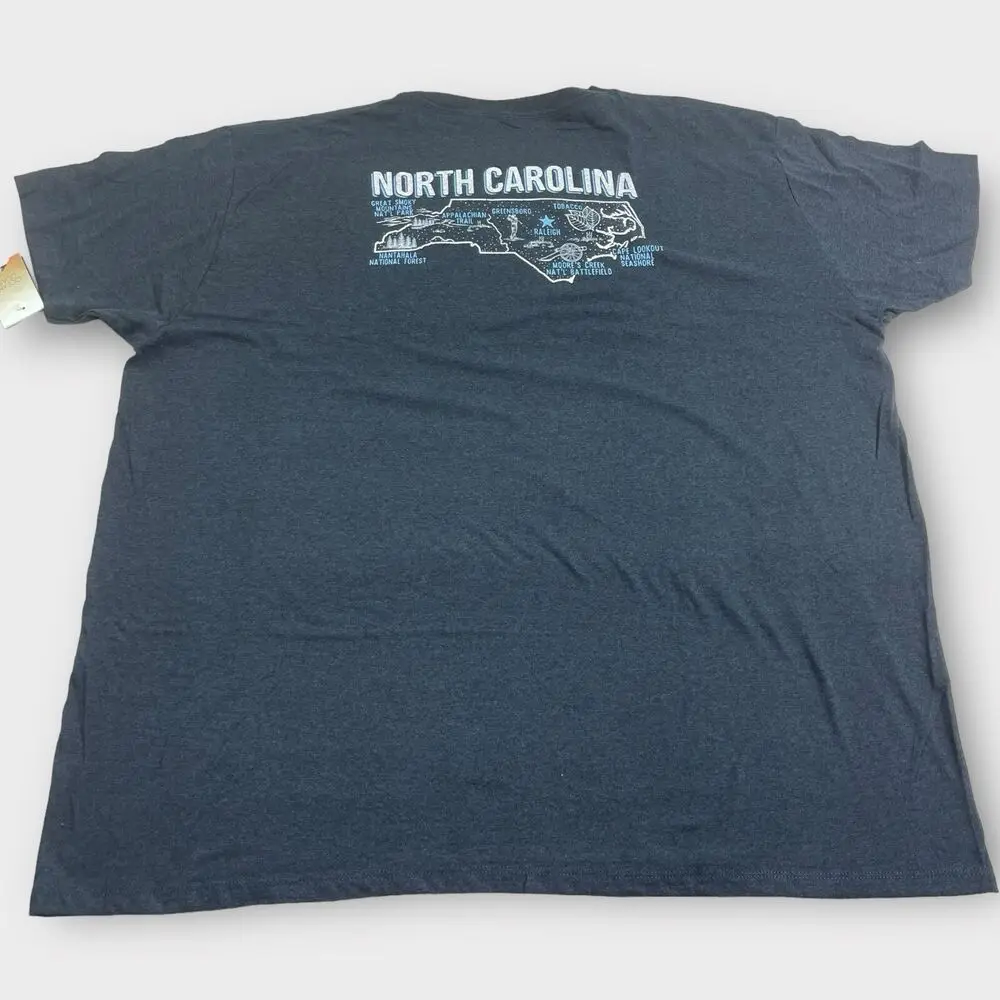 Ocean & Coast North Carolina Graphic T-Shirt Adult Size 2X-Large