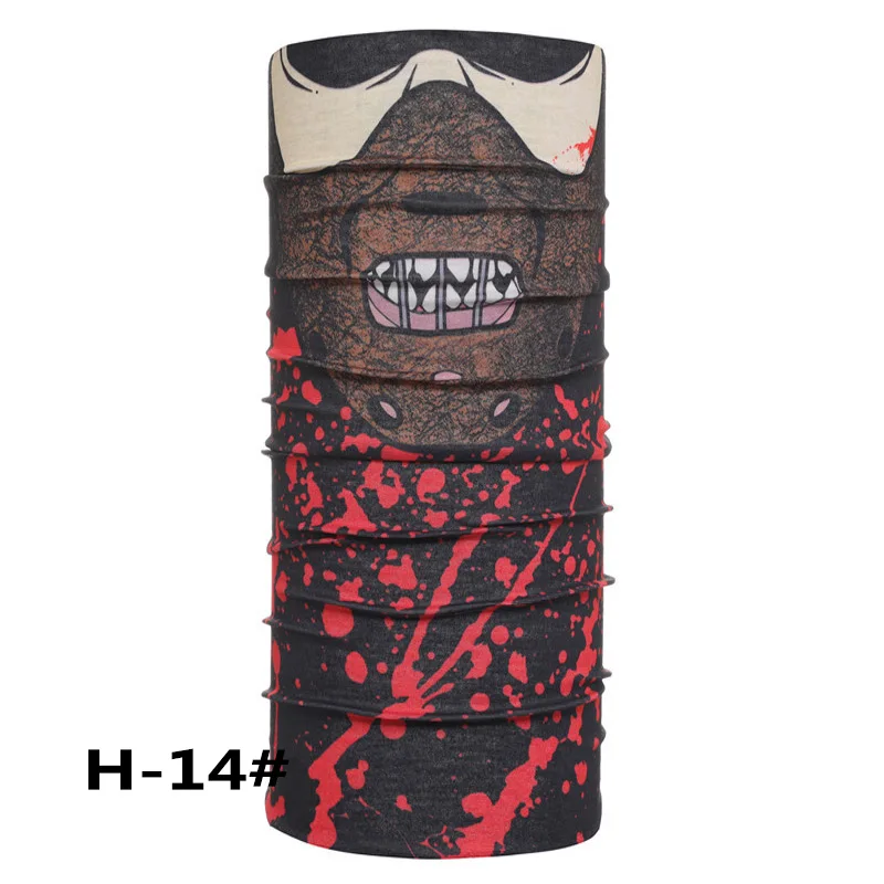 Skull Seamless Magic Bandana Buffs Camouflage Neck Paisley Headband Cycling Fishing Tube Face Men Women Scarf Clear Inventory