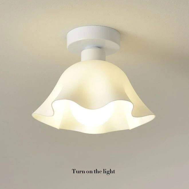 Lâmpada de teto elegante para corredor, varanda, banheiro, design simples, luz LED