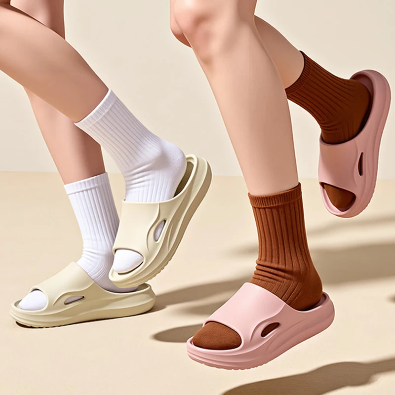 2026 Sommer Dicke Sohle EVA-Slipper für Damen – Bequeme, rutschfeste Strand-Flip-Flops, leichte, weiche Sohle, Partner-Hausschuhe – Detail 5