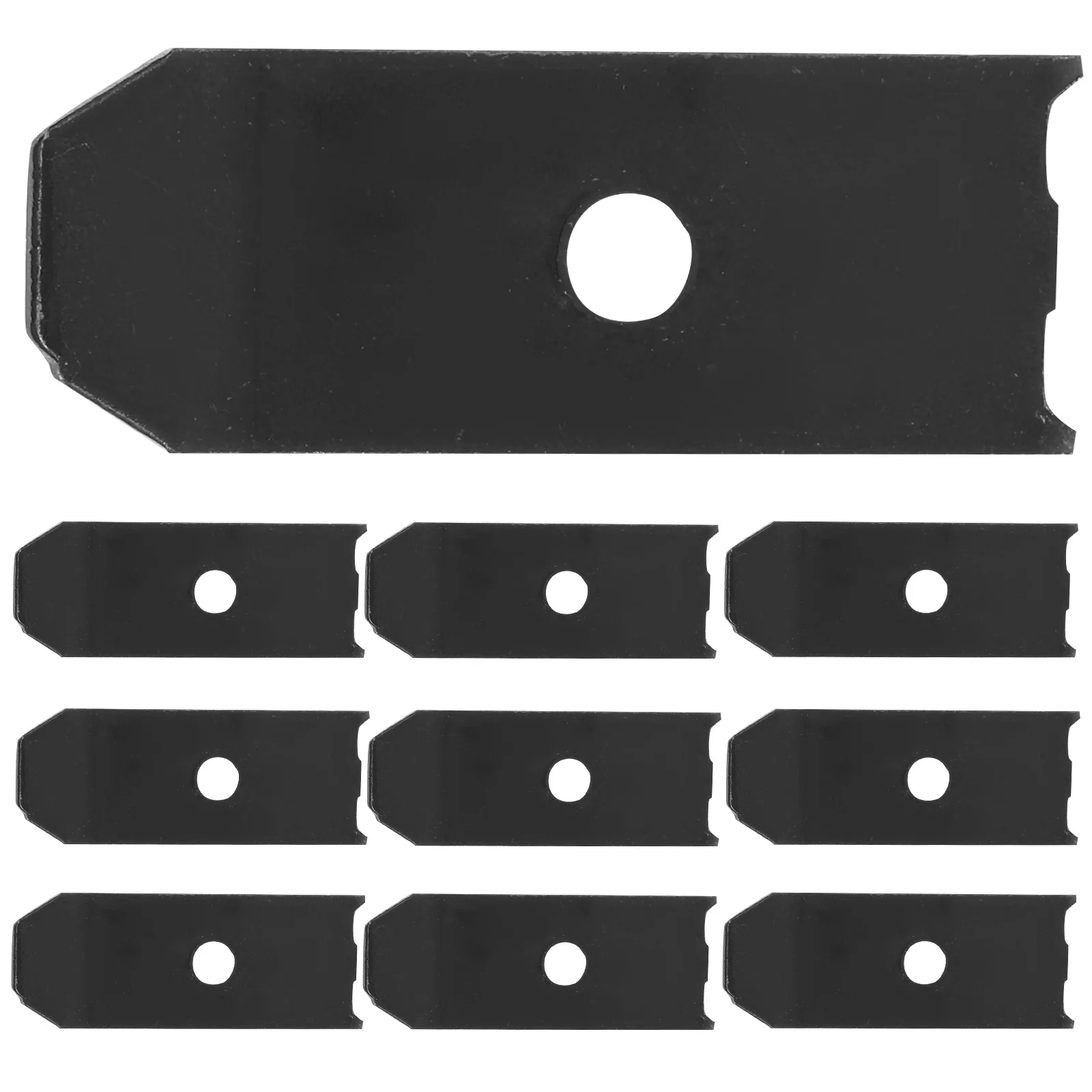 

10pcs Steel Table Leaf Leveler Thickened Connectors Furniture Hardware Straight Iron Sheets For Dining Tables Desks Cabinet