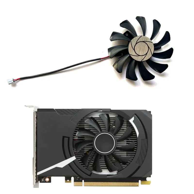 75MM New For MSI GeForce GTX1030 2GB AERO OC Graphics Card Replacement Fan HA8010H12F-Z