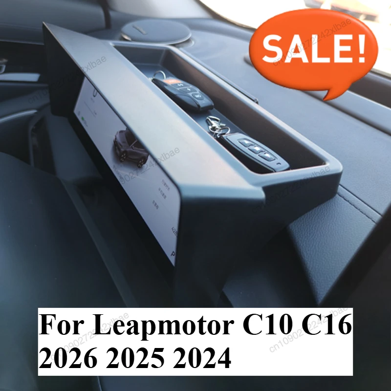 

Солнцезащитный козырек на приборной панели с отделением для хранения, внутренняя модификация зоны рулевого колеса для Leapmotor C10 C16 2026 2025 2024