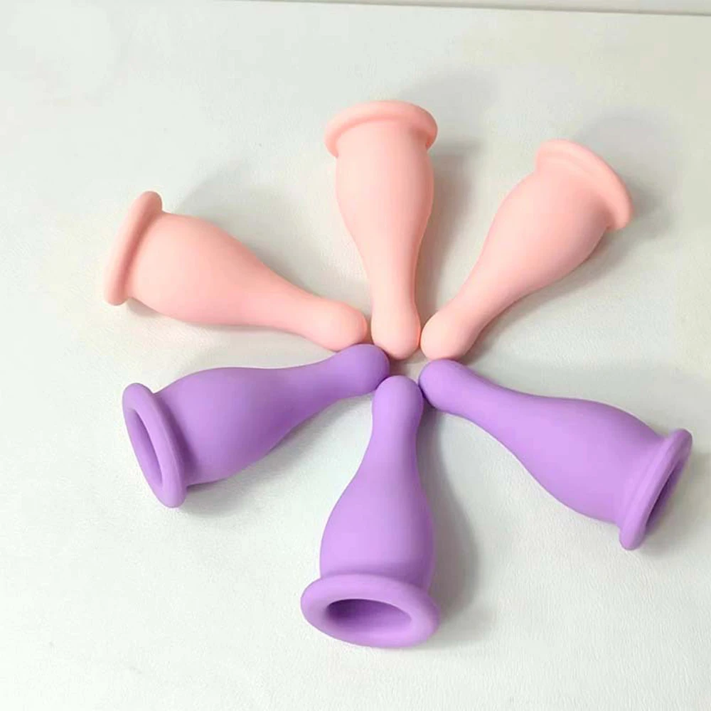 Natural Silicone Cupping Massage Cup Body Face Neck Eye Massage Vacuum Tank Body Facial Care Anti-Aging Beauty Tools