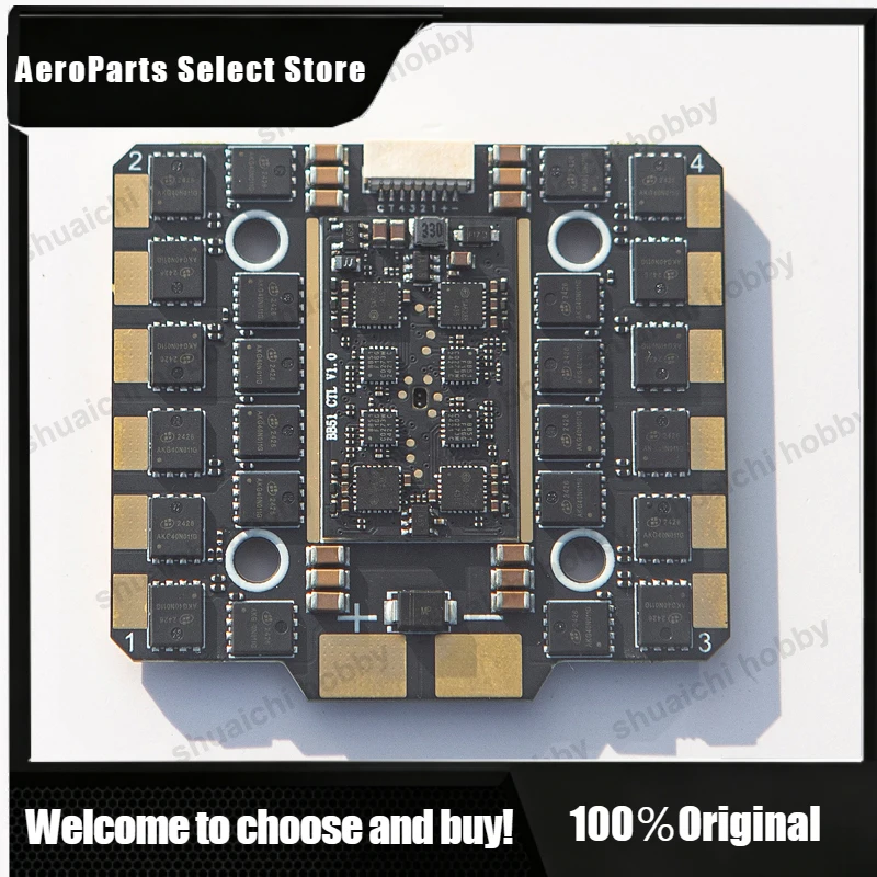 HA 1Set 3-8S Brushless Electronic Speed Controller BLS 80A/100A 4-in-1 ESC Module Circuit Board W XT90 Plug For FPV Racing R