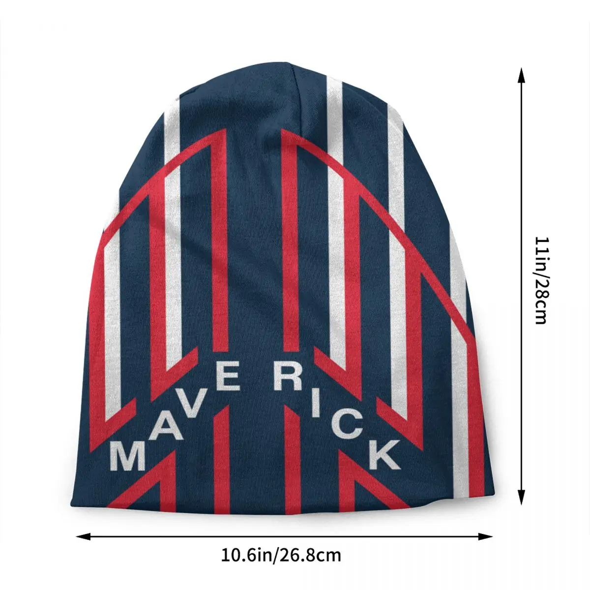 Custom Maverick Beanie Cap Unisex Winter Warm Bonnet Femme Knit Hats Street Outdoor Ski Hot Film Top Gun Skullies berretti