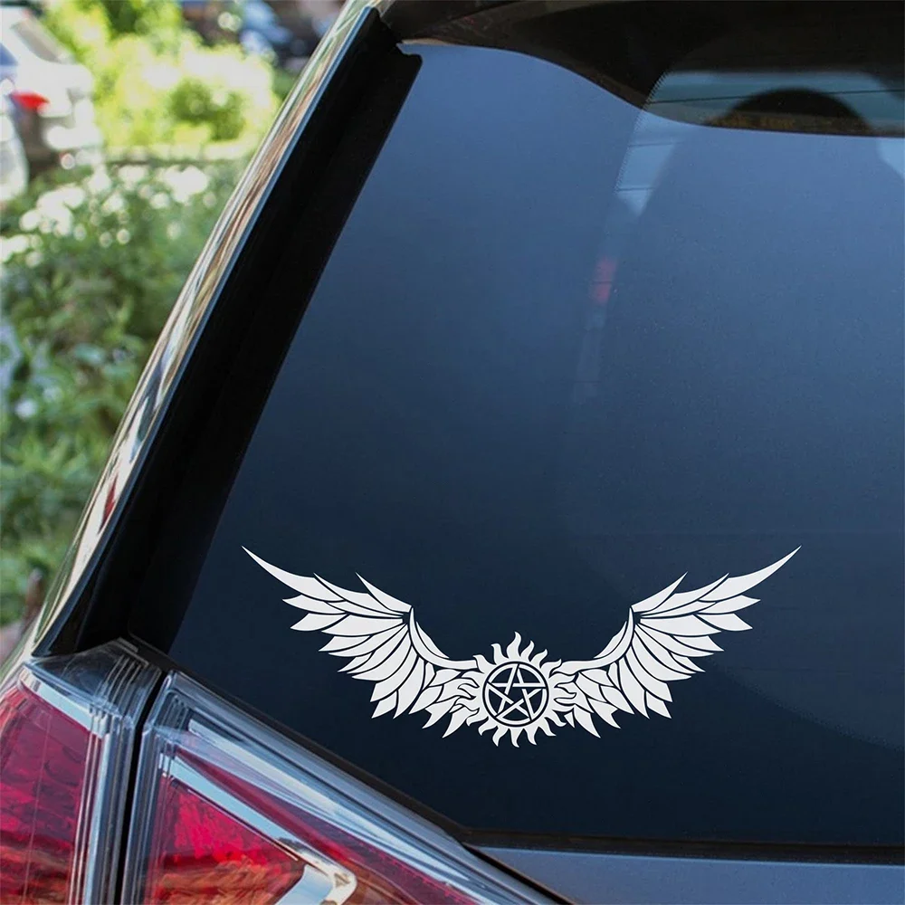 

Сверхъестественное крыло дизайн стайлинга автомобиля наклейки забавные авто бампер кузов дверной декор виниловые наклейки аксессуары