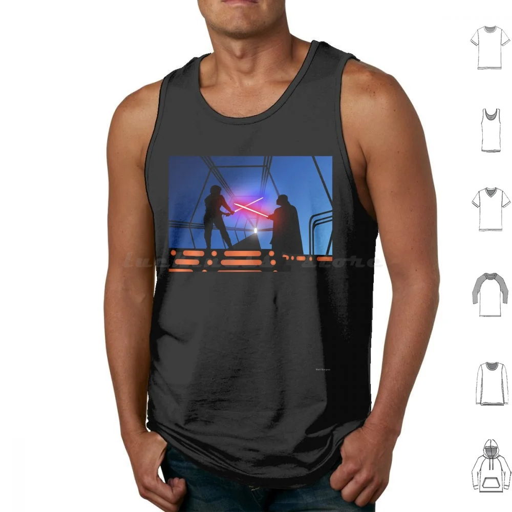 Luke Vs Vader On Bespin Tank Tops Print Cotton Luke Skywalker Episode V 5 Empire Strikes Back Sequel Mark Hamill