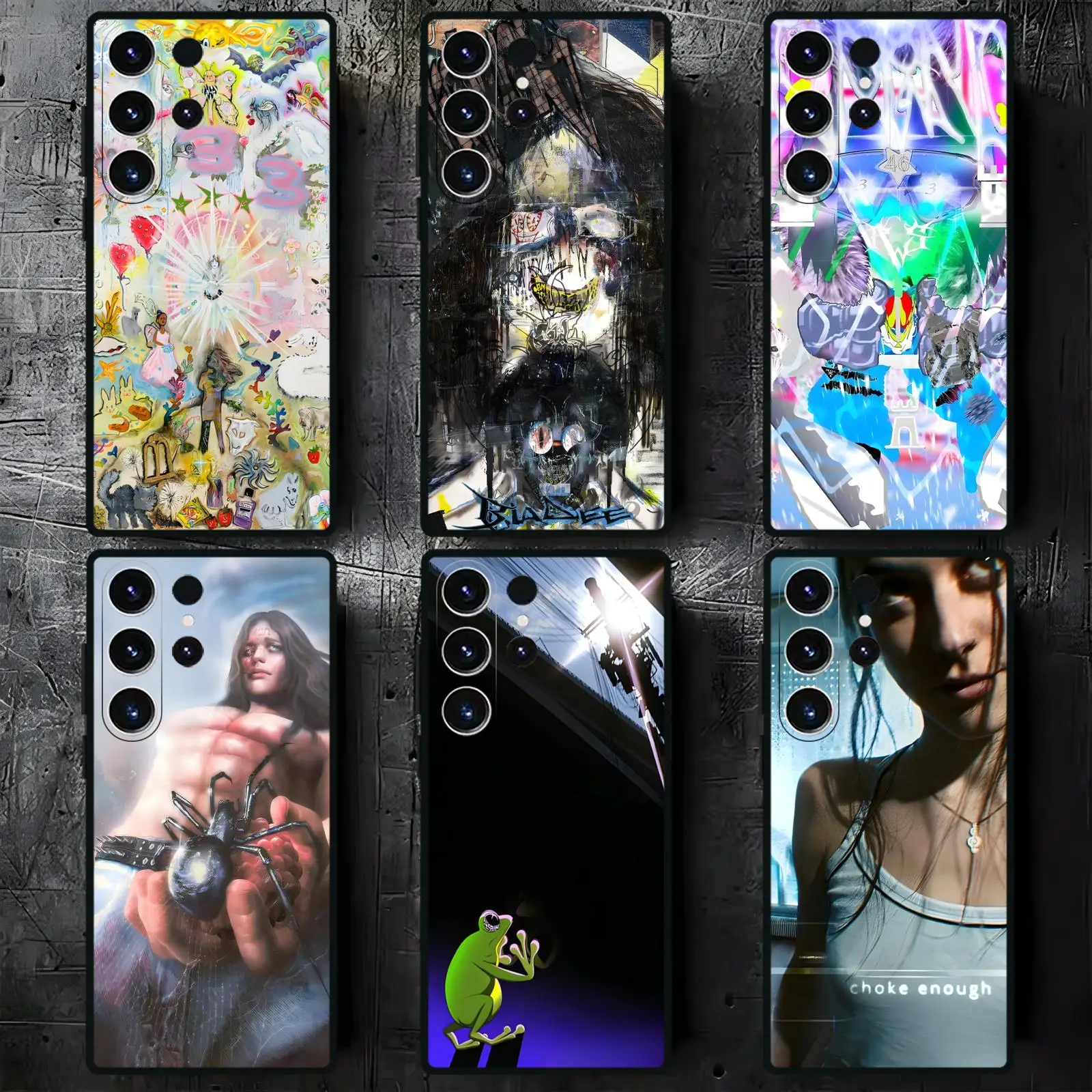 Music Albums B-Bladee 333  Phone Case For Samsung S26 S25 S24 S23 S22 S21 S20 Ultra Note20 Soft black Shockproof Cover