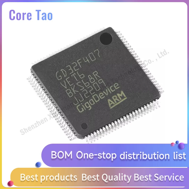 1pcs/lot GD32F407VET6 GD32F407 407VET6 LQFP100 Microcontroller chips in stock