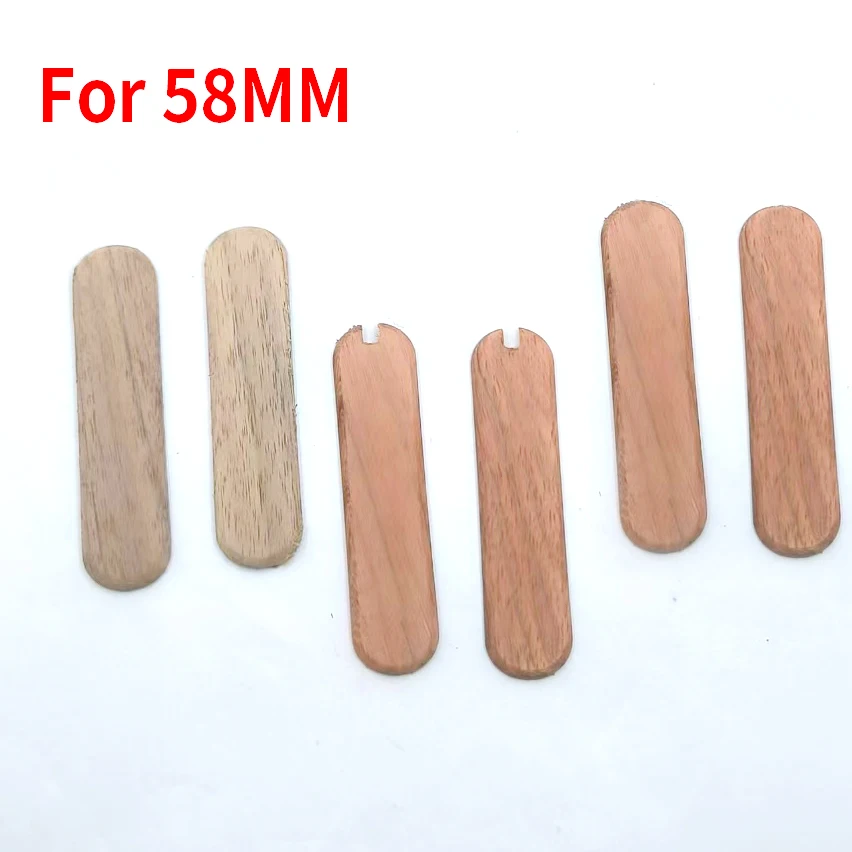 3 Types Natural Solid Wood Knife Handle Scales For 58MM Victorinox Swiss Army Knives Grip DIY Making Accessories Parts