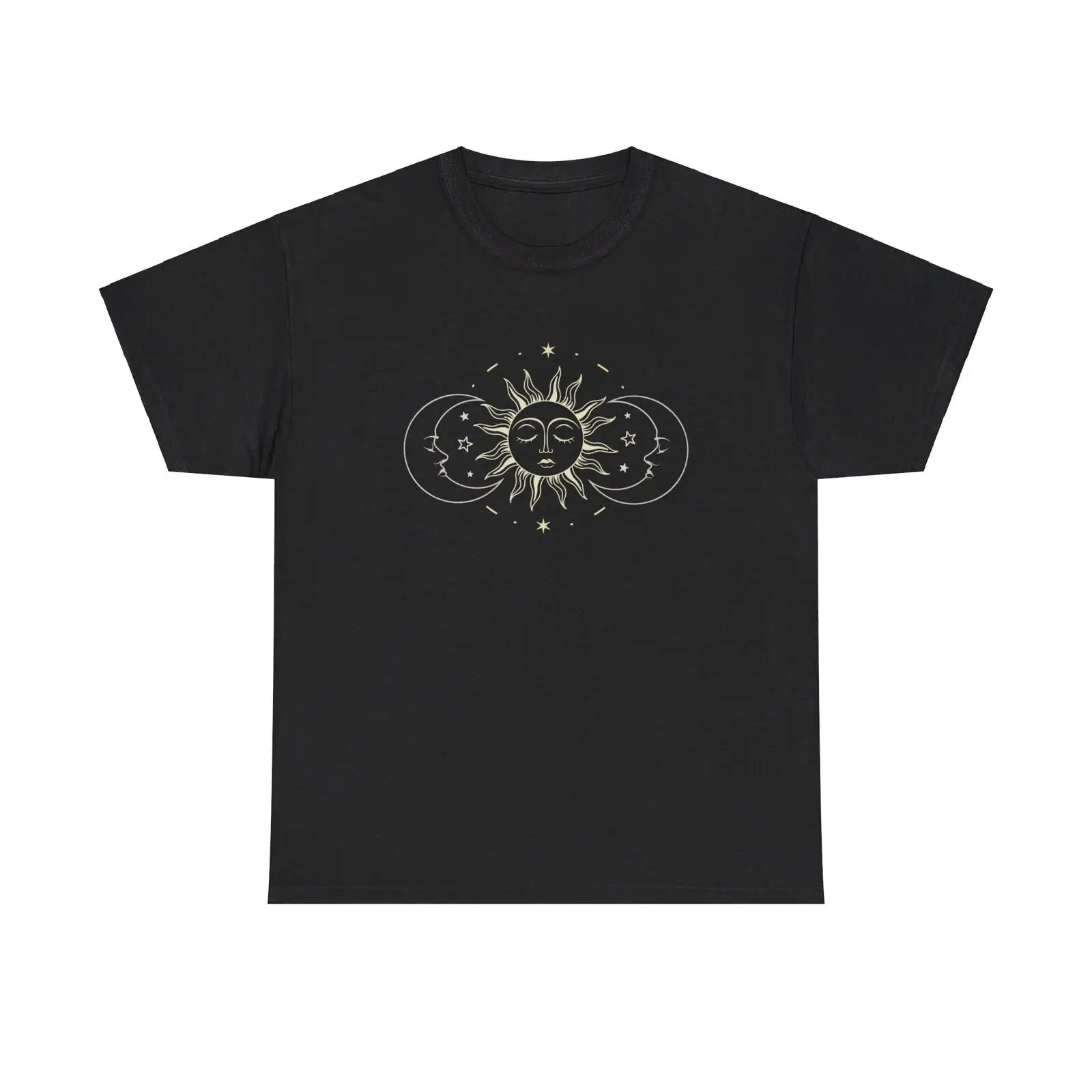 Sun Moon Infinity Symbol T-Shirt - celestial spiritual divine magic esoteric art